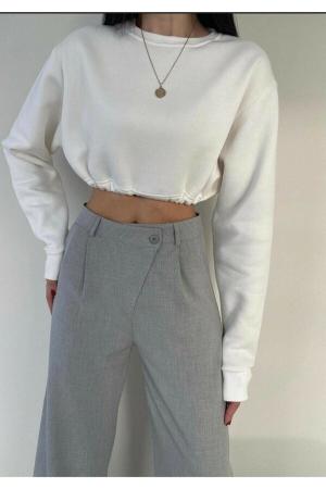 Women's Gray  Trousers