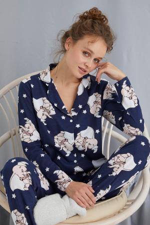 BUTTONED PAJAMAS SET