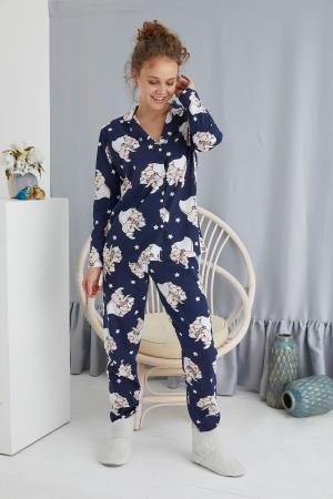 BUTTONED PAJAMAS SET