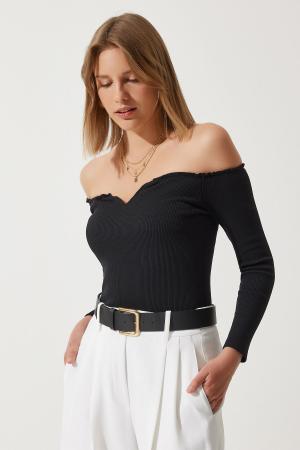 Crop Knit Blouse