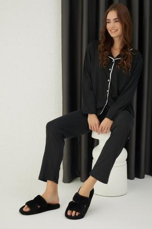 Buttoned Pajama Set