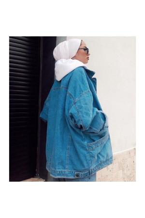 Women's Vintage Oversized Denim Jacket