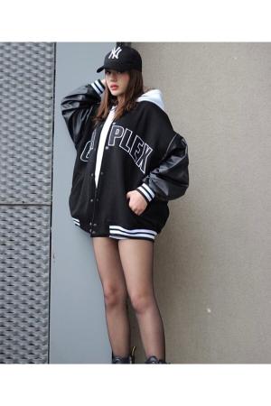 Unisex Oversize Black Jacket