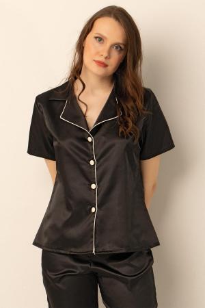 Women's Satin Pajama Set