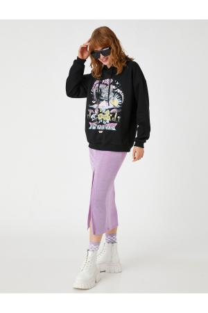 Sweatshirt Hooded Long Sleeves