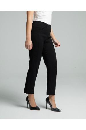 Mony Cropped Viscose Black