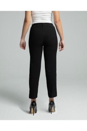 Mony Cropped Viscose Black