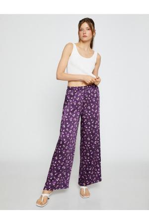 Trousers with Satin