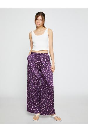 Trousers with Satin