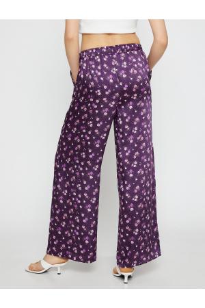 Trousers with Satin