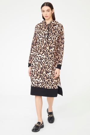 Leopard Knitted Dress