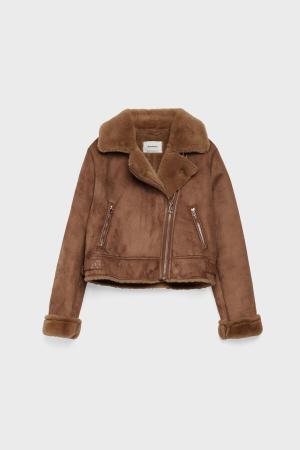 Faux Suede Short Jacket