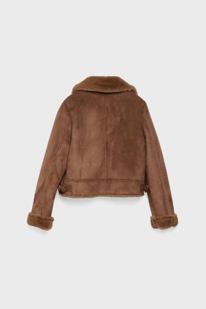 Faux Suede Short Jacket