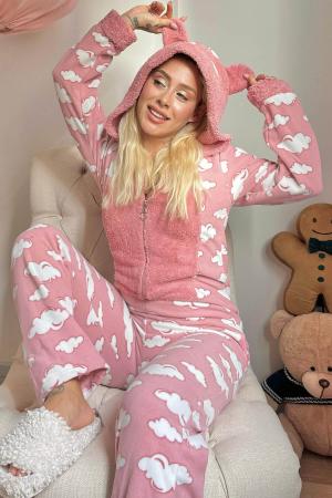 Women's Jumpsuit Pajama Set