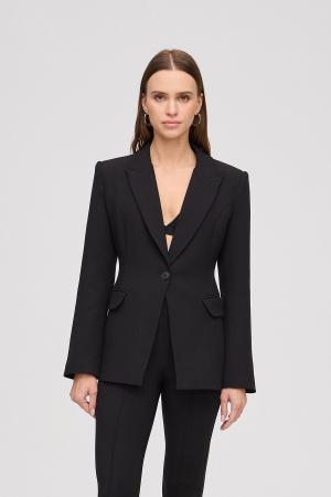 Fitted Cut Blazer Jacket