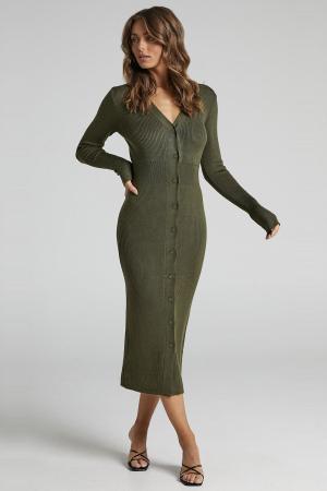 Long knit dress