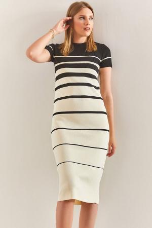 Women's Striped Knit Dress