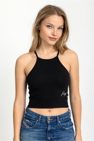 Black crop top