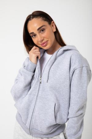 Plain hooded sweater