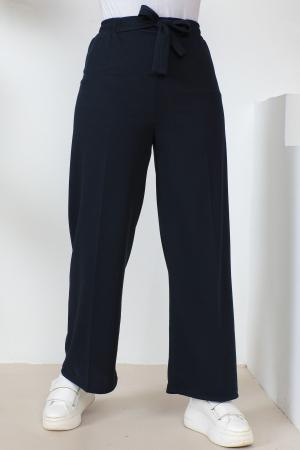 High waisted wide leg pants