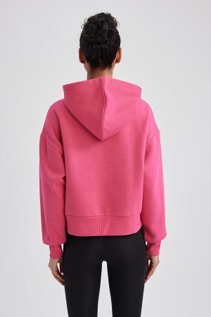 Fit Hooded Thick Sweatshirt