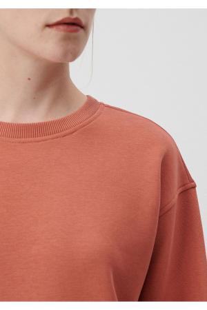 Orange neck blouse