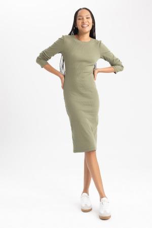 Midi Long Sleeve Dress