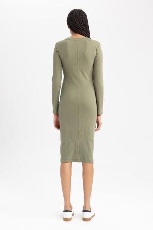 Midi Long Sleeve Dress