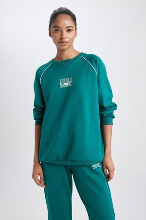 Fit Oversize Sports Sweatshirt