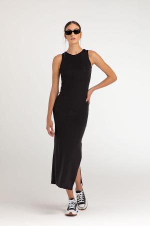 Soft touch black dress