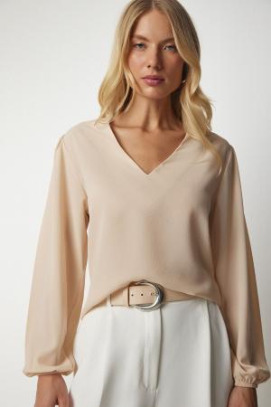 Women's Beige  Blouse