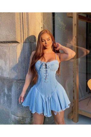 DENIM DRESS