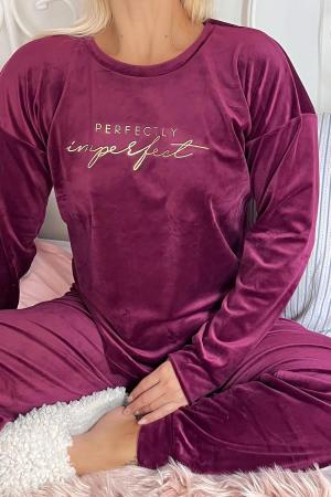 Women's velvet pajama set