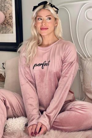 Women's velvet pajama set