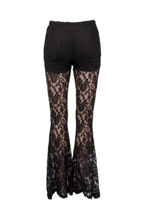 Lace Flared Trousers