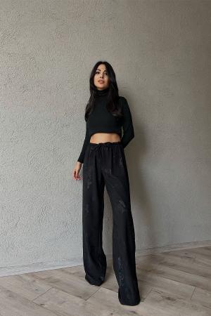 Black Palazzo Trousers