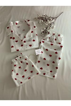 3-Piece My  Satin Pajama Set