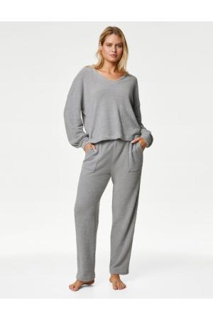 Soft Texture Knitted Pajama Set