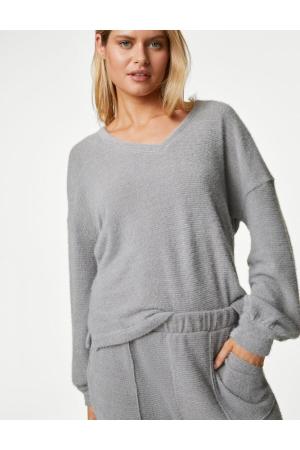 Soft Texture Knitted Pajama Set