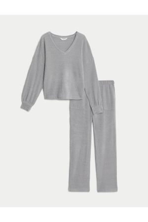 Soft Texture Knitted Pajama Set