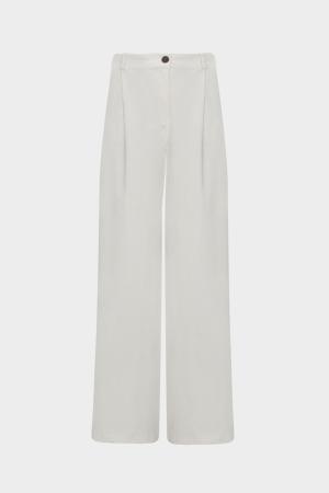 Wide Leg Velvet Trousers