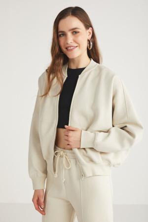 Fleece-free cotton jacket