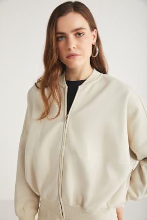 Fleece-free cotton jacket