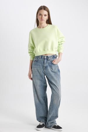 Coool Crop Basic Sweatshirt