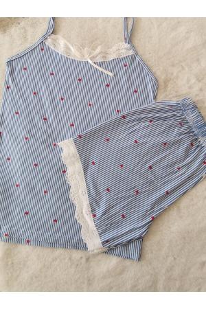 Rope Suspender Shorts Set