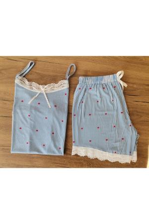 Rope Suspender Shorts Set