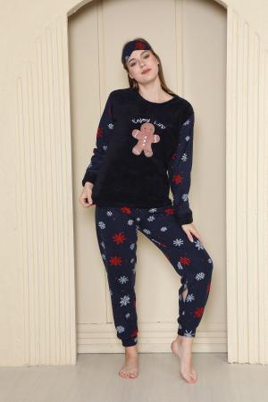 fleece pajama set