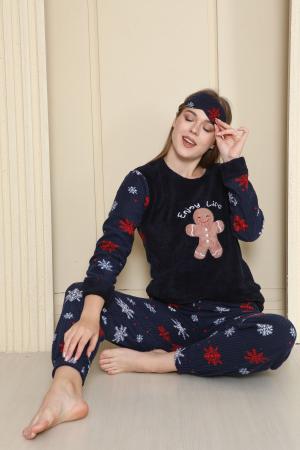 fleece pajama set