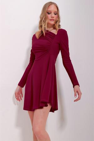 Women's Asymmetrical Collar Dress