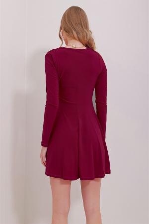 Women's Asymmetrical Collar Dress